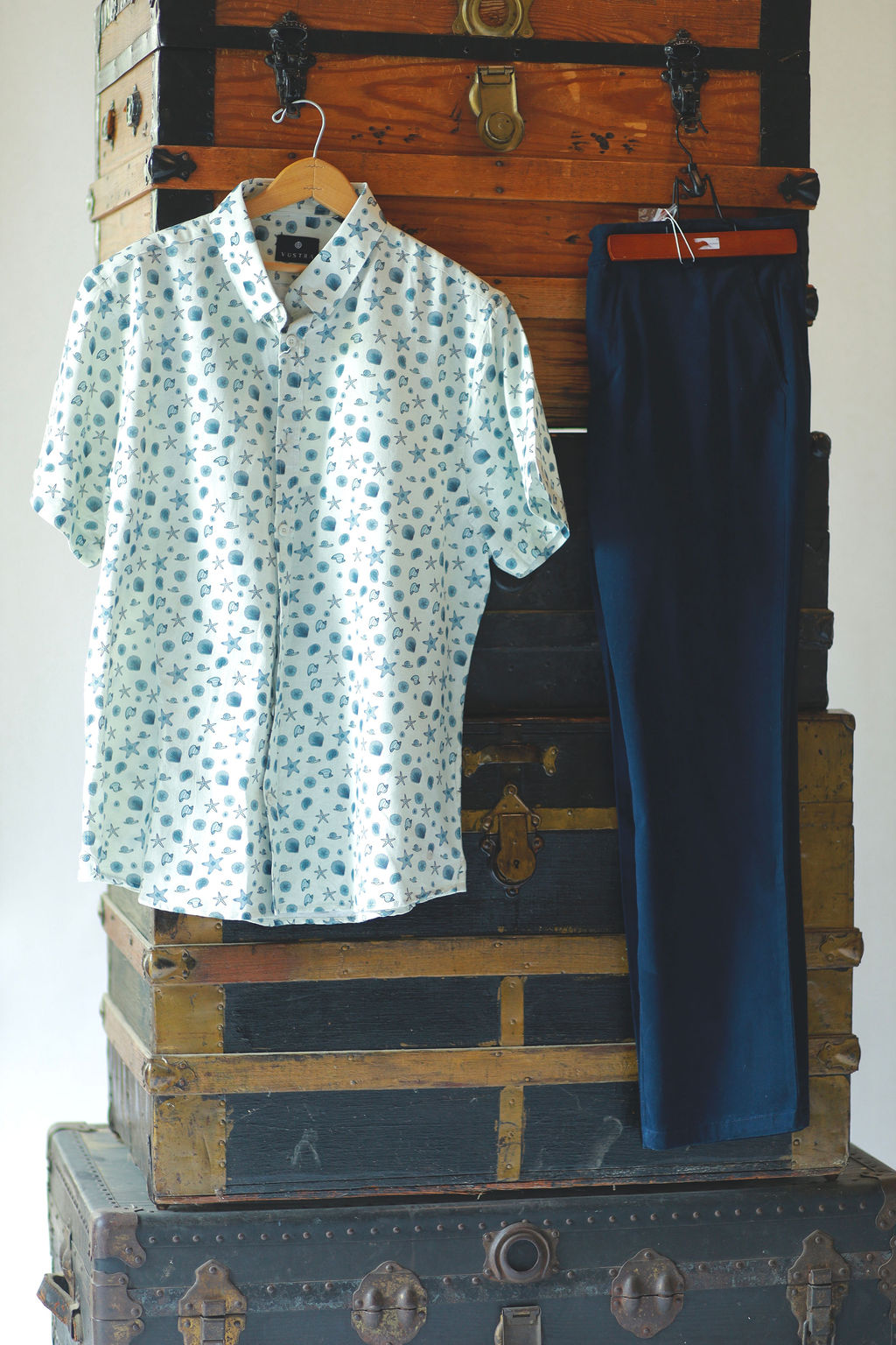 Sleek Navy Casual Pants