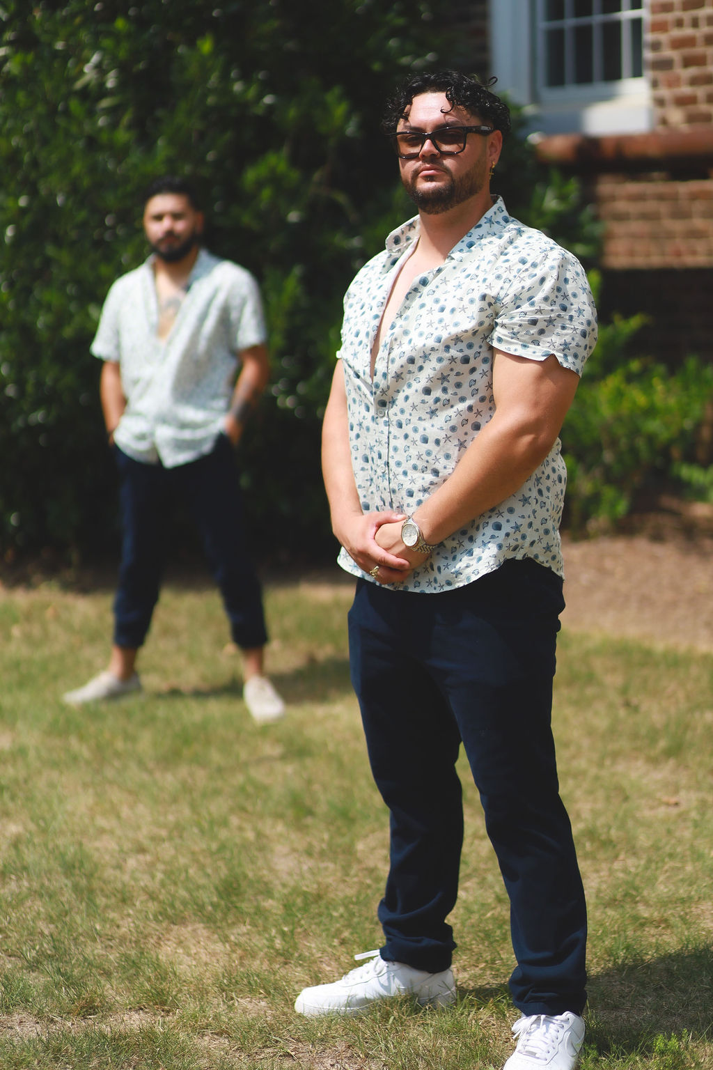 Sleek Navy Casual Pants