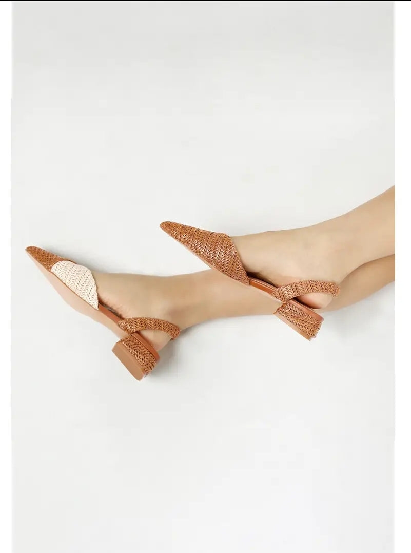 The Vanessa Woven Slingback