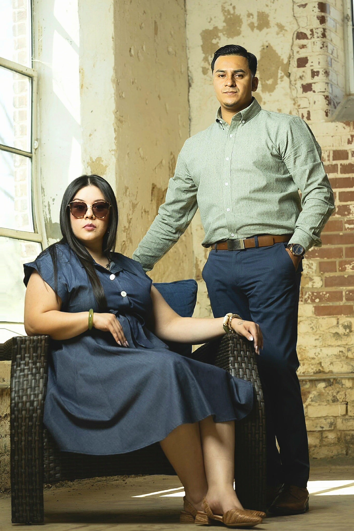 The Mid-Century Modern Shirt Dress is a