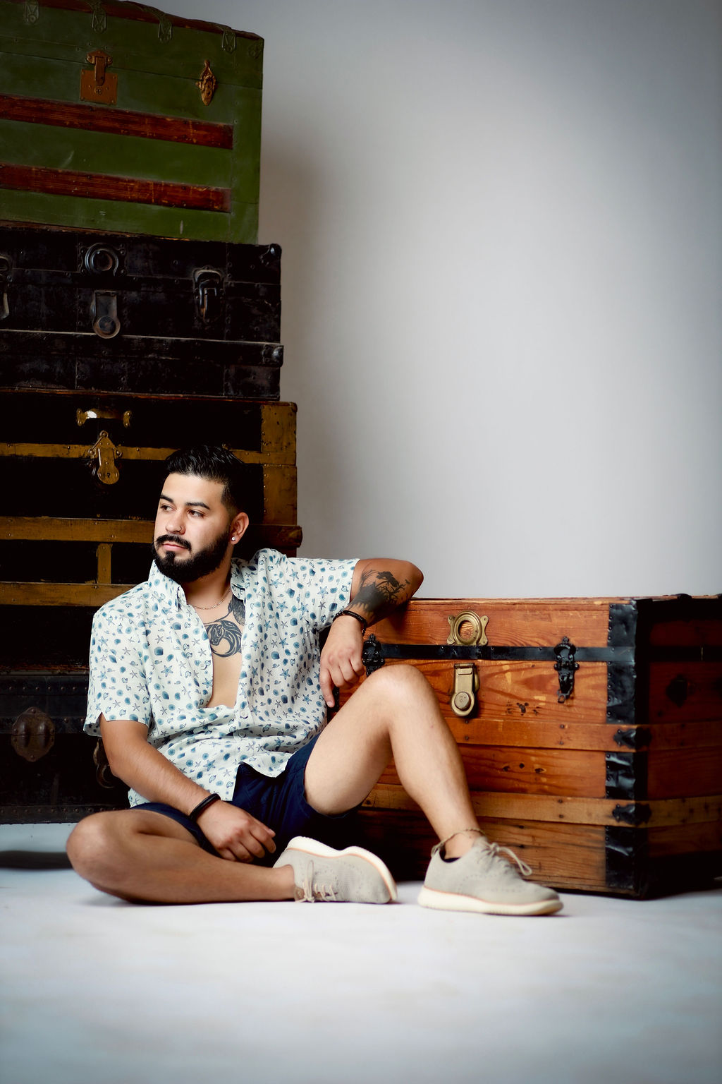 Coastal Breeze Short-sleeve Button-down